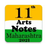 11th arts notes maharashtra 2021 android application logo